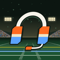 Headset's app icon: a headset over the line of scrimmage